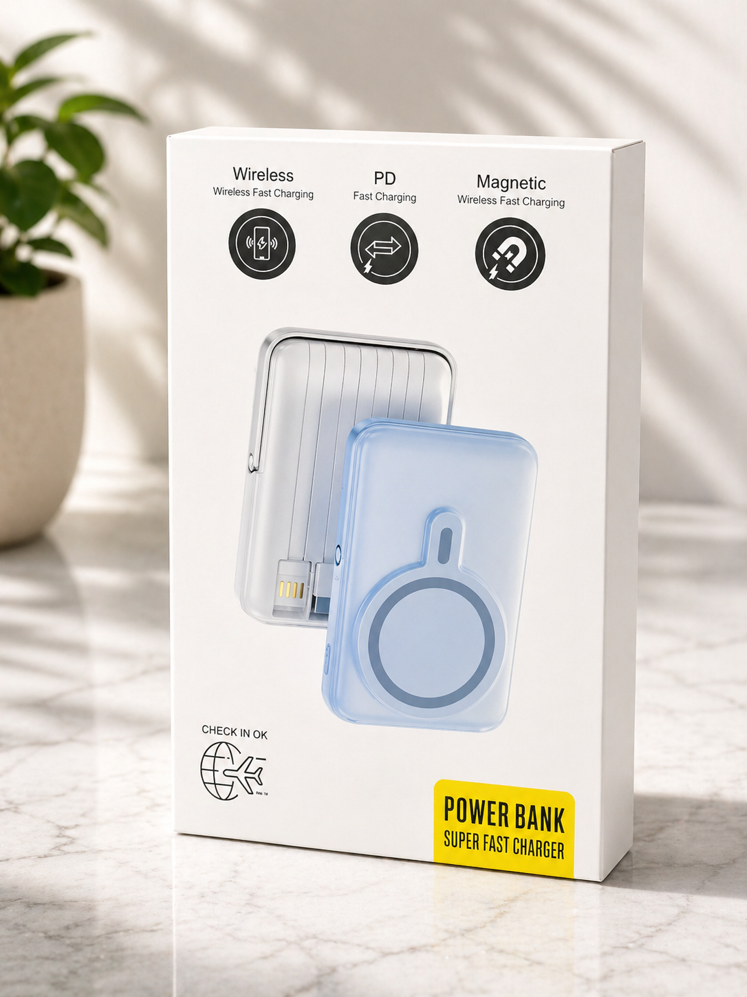 Magnetic Wireless Power Bank